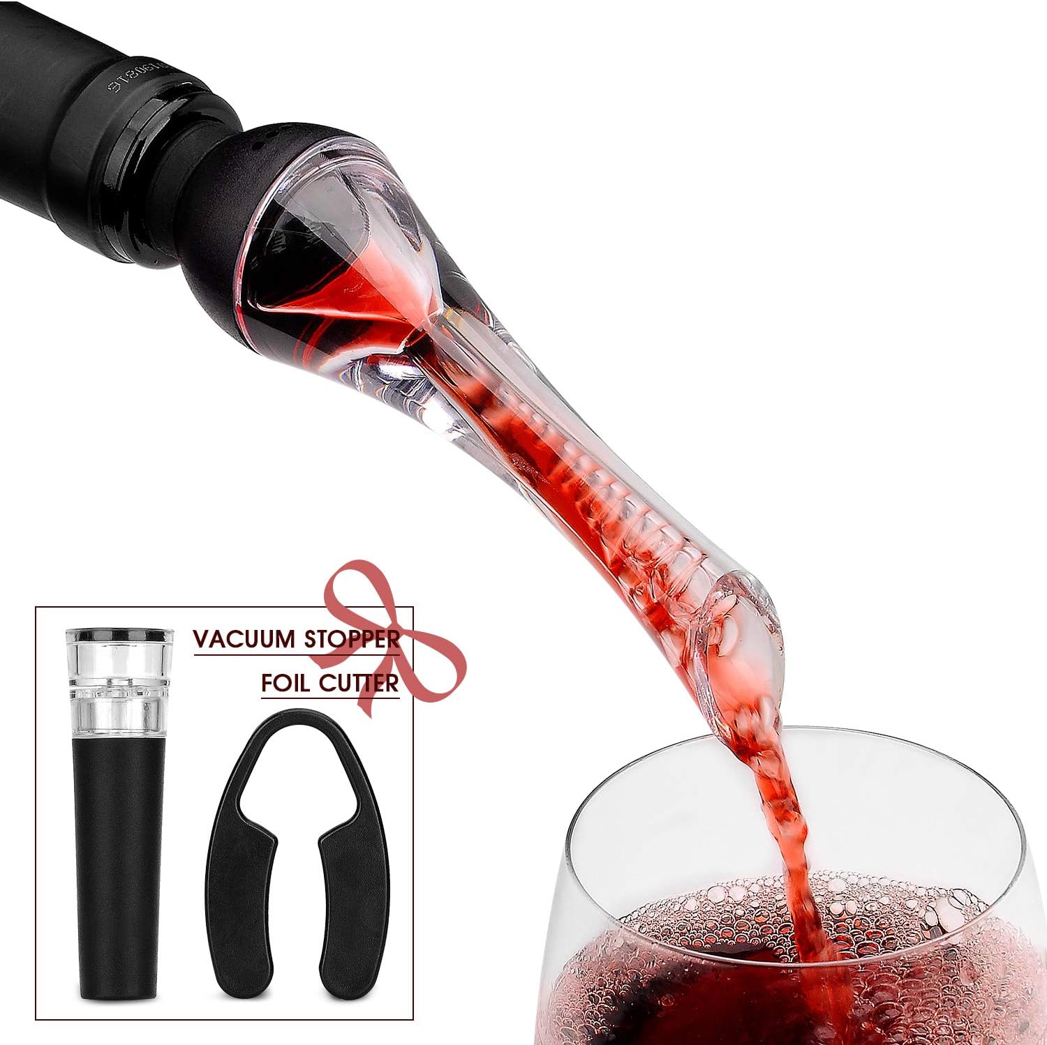 Aérateur Essentiel De Vin Aérateur Rapide De Carafe De Bec Verseur Pour Le Vin Rouge