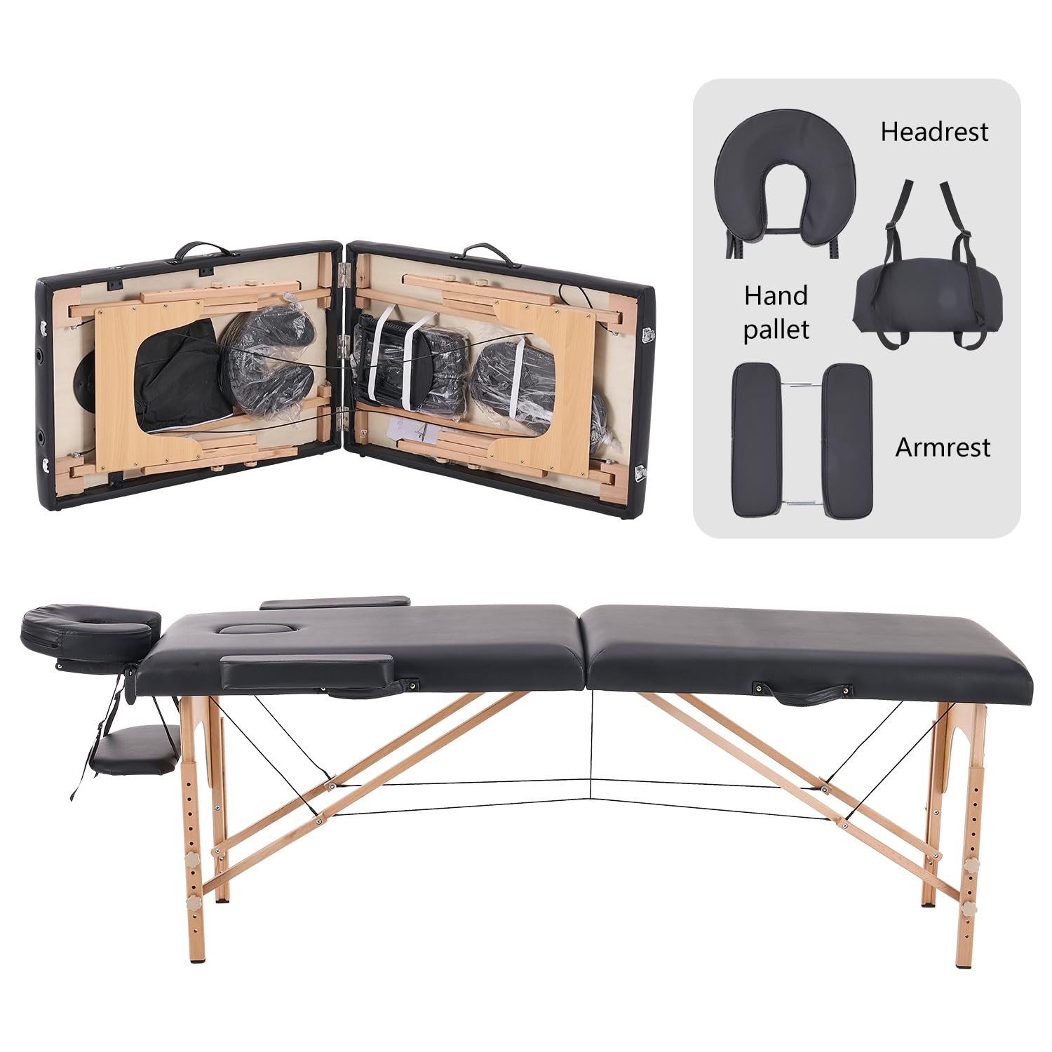YOUNIKE Massage Table Portable Lightweight 2