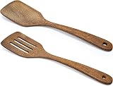 Thimmamma Wooden Spatula Set 12 Inch Slotted Turner Nonstick view 7