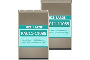 2 Pcs PAC11-11039 Dog Door Replacement Flaps Compatible with PetSafes Freedom Doggie Doors, Pet Door Replacement Flap for Dog