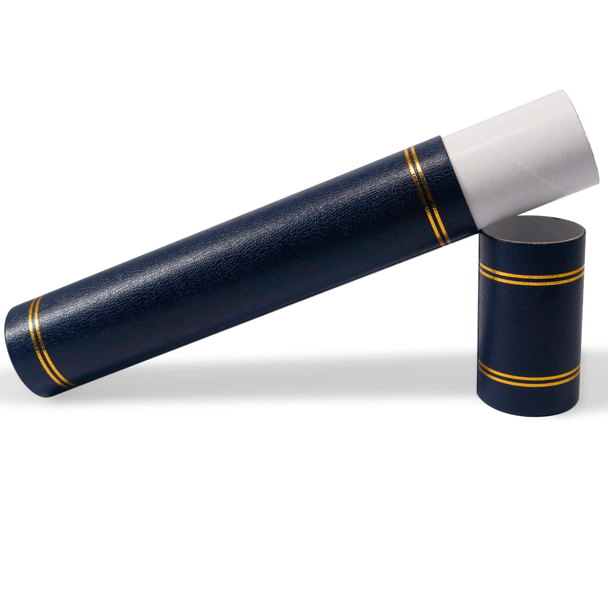 GraduationMall Certificate Scroll Holder Fits Diploma Certificate Tube Size A4 Navy Blue