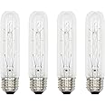 Creative Hobbies® 3090 (Pack of 4) 40T10/CL - 40 Watt T10 Clear Tubular - 120V - Medium (E26) Base - Incandescent Light Bulbs
