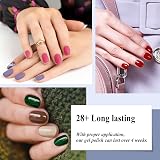 Phoenixy Gel Nail Kit 24 Colours with 48W Lamp Manicure Tools Top Coat Base Coat view 6