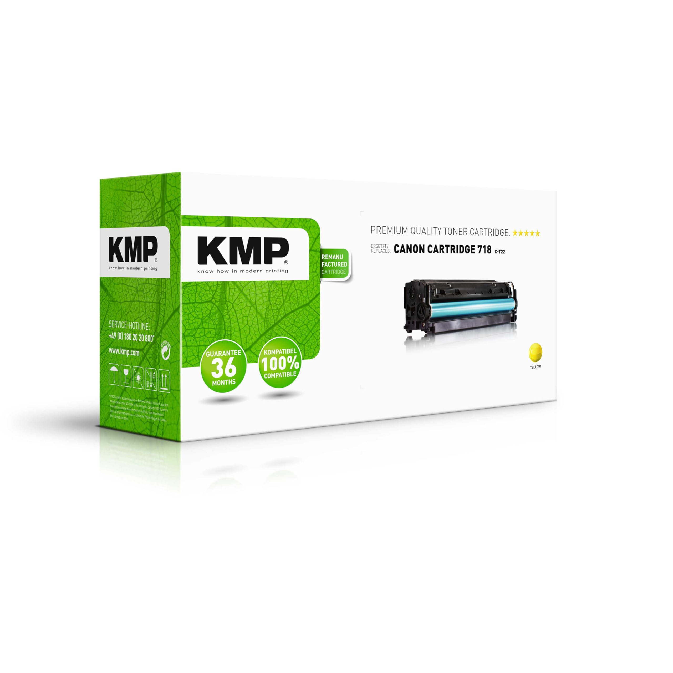 KMP C-T22 718Y Laser Cartridge