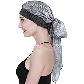 Chemo Headwear Turbans for Women Long Hair Head Scarf Headwraps Cancer Hats