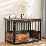 KOOPRO 40 Inch Dog Crate Furniture with Cushion for