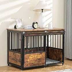 KOOPRO 40 Inch Dog Crate Furniture with Cushion for