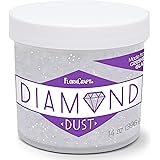 FloraCraft Diamond Dust Glitter 14 Ounce Clear Glass