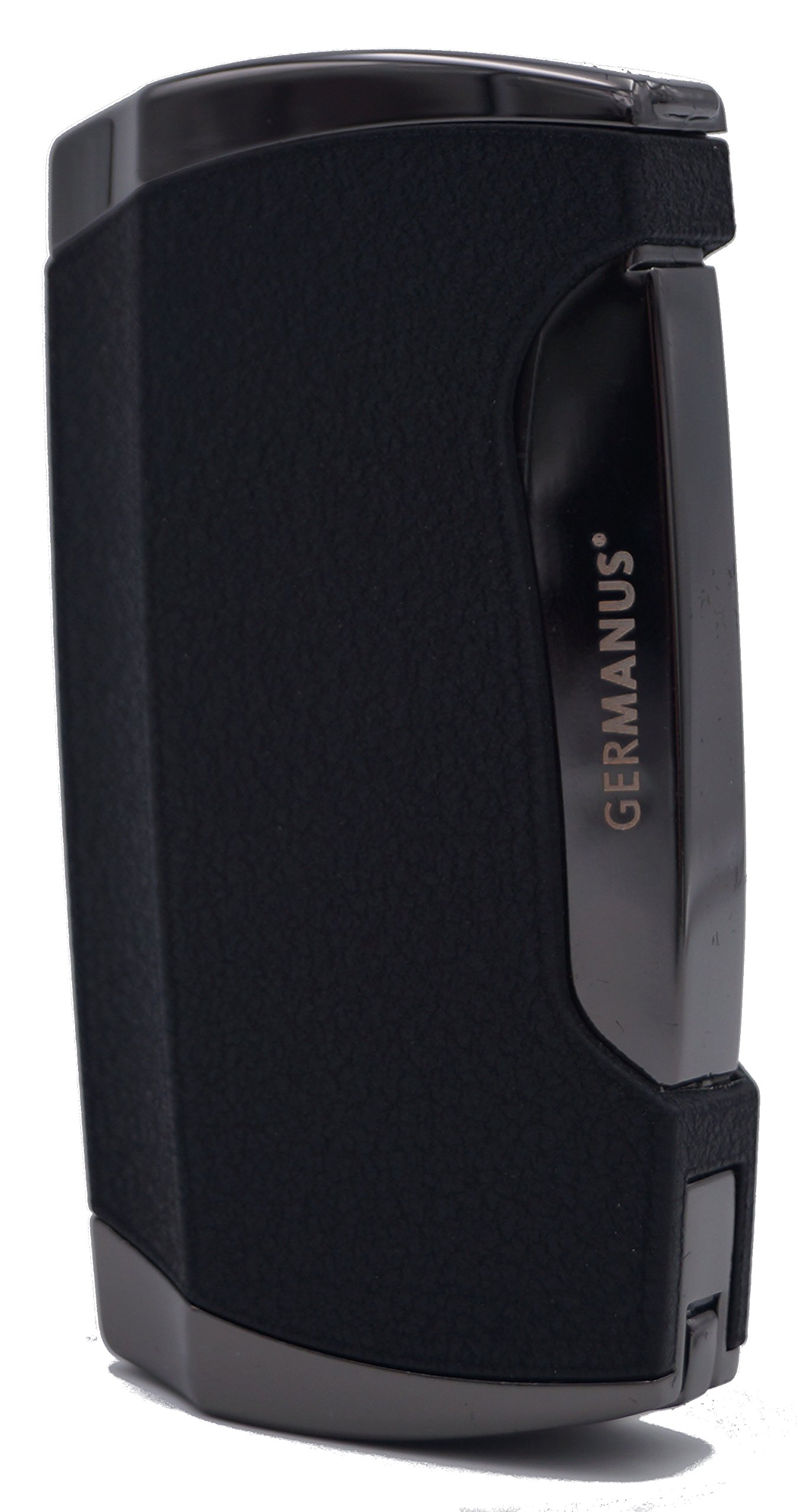 GERMANUS Jetflame Torch Cigar Lighter with 2 Flames in Black