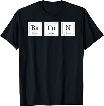 Chemistry Period Table Elements T-shirt 