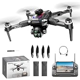 Drone with HD Camera, FPV Drone with Screen on Controller for Beginners, Foldable Remote Control Quadcopter with Gesture Control, 3D Flip, One Key Start, 2 Batteries, RC Drones for Adults, A29 PRO Drone with LED Lights &amp; Digital Power Display