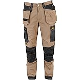 DEWALT Barstow Men's Pro-Stretch, Water Resistant, Slim Fit, Holster Pocket, Utility Work Pants