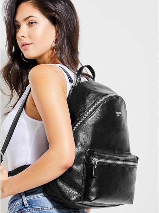 Leeza pebbled large backpack Clearance