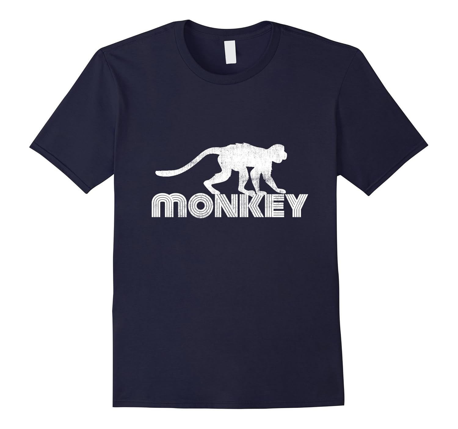 Monkey Silhouette T-Shirt Love Monkeys Bananas & Jungle-ANZ