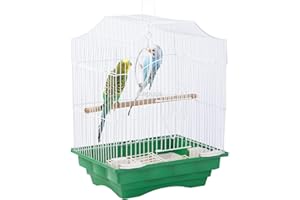 Capuca Small Bird Travel Cage - The Lightweight Small Birds Starter Kit with Birdcages and Accessories Great for Parakeets Lovebirds Parrotlets Finches Canaries