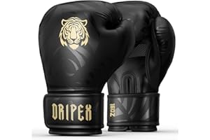 Dripex Boxing Gloves for Men Women Youth, Boxing Training Gloves | for Heavy Bag Workout, Muay Thai, Kickboxing, Sparring Punching（8 10 12 14 16oz）
