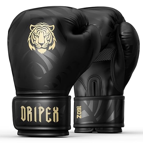 Dripex Boxing Gloves for Men Women Youth, Boxing Training Gloves | for Heavy Bag Workout, Muay Thai, Kickboxing, Sparring Punching, 16 OZ