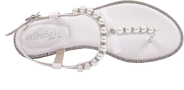bridal thong sandals
