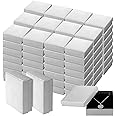 Tenceur 100 Pcs Jewelry Gift Boxes Bulk Kraft Jewelry Cardboard Boxes for Necklace Earring Bracelet Storage Package Display