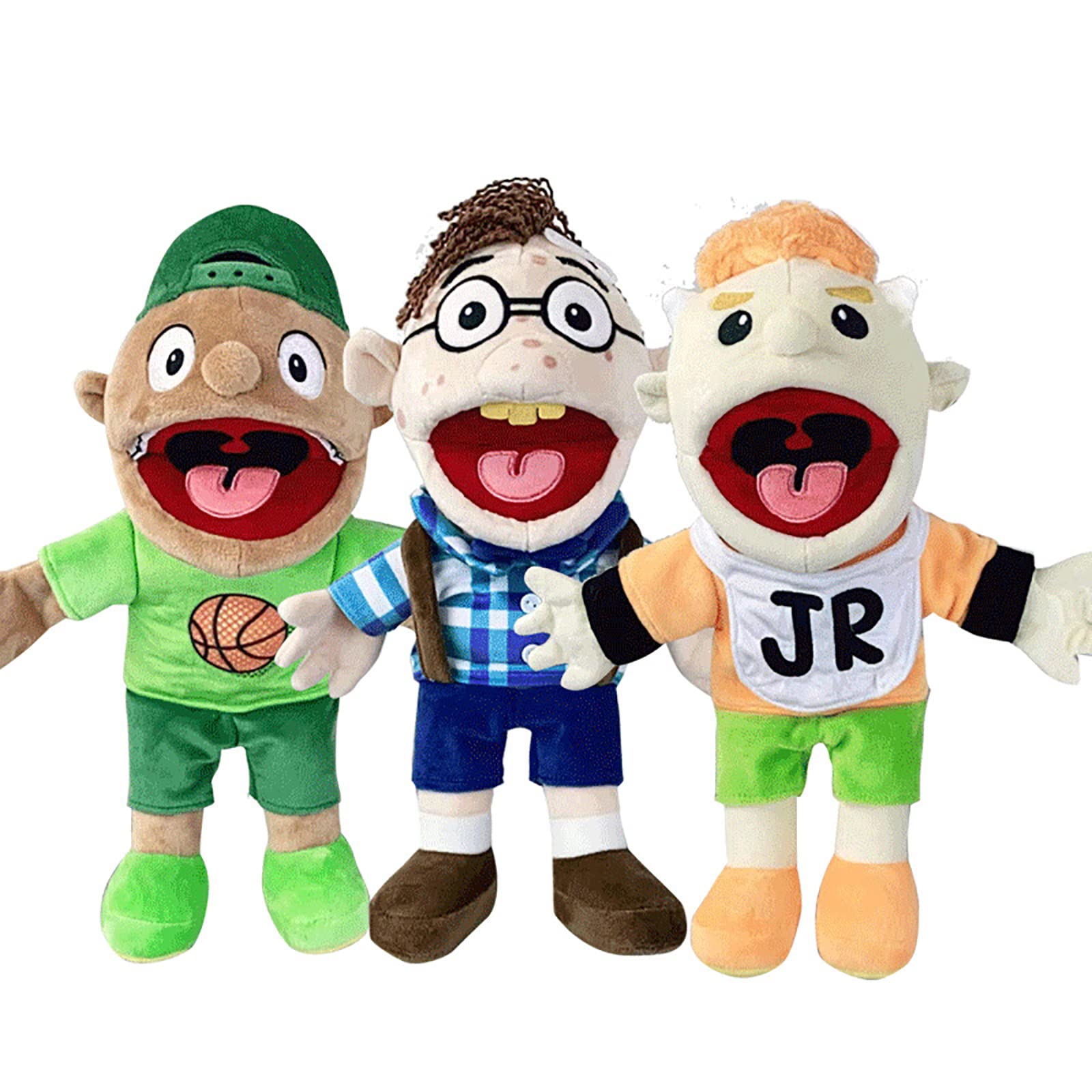 Ycxydr Jeffy Puppet Plush Toy, Soft Stuffed Hand Puppets, Cute Prank Plush Doll Toy For Kids Party Role-Playing