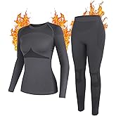 ATTRACO Thermal Underwear Set for Women Long Johns Warm Base Layer Top & Bottom for Cold Weather