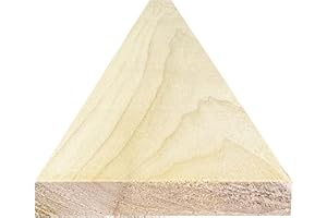 THE MILLWORK OUTLET 1/2" x 3-1/2" x 6' Unfinished Solid Poplar Board | Real American Hardwood | Use for Board & Batten, Moulding, Crafts, DYI, and Woodworking