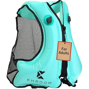 æ- Snorkelvest voor kinderen, opblaasbaar, snorkelvest, opblaasbaar