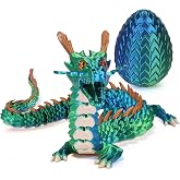 17.8-inch 3D Printed Dragon Eggs | Fidget Toys for Kids &amp; Adults, Home Office Desk Decor