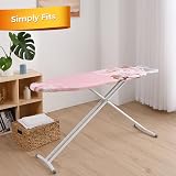 Sherwood Ironing Board Cover 124x38cm 100% Cotton Pink Flowers Thick Felt view 5
