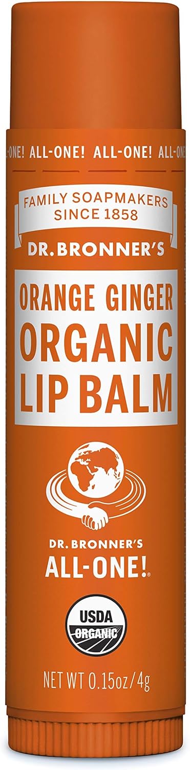 Dr Bronner's Organic Orange Ginger Lip Balm, 1 Pack (1 x 4 g), 15 - Image 3