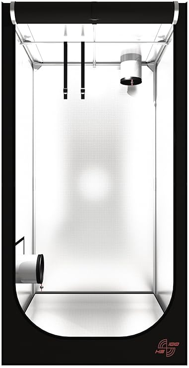 Secret Jardin Hydro Shoot HS 100 Grow-box 100x100x200 cm Grow-room Growschrank Grow-zelt Darkroom Pflanzen-zelt Grow Gewächshaus Indoor für Chili Zuchtzelt inkl. Blüte Booster