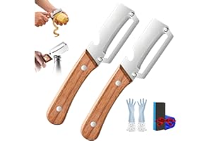 Zero Snag Peeler, Zero Snag Wooden Kitchen Tool with Bottle Opener, 2-in-1 Multifunctional Vegetable Peeler, Ergonomic Wooden