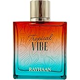 Rayhaan Tropical Vibe – Fruity, Floral, Fresh, Woody – Eau de Parfum Spray Long-Lasting Fragrance for Everyone, 3.4 Ounce / 100 ml