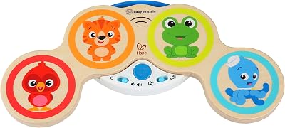 Baby Einstein Magic Touch Wooden Drum Musical Toy Ages 6 Months+
