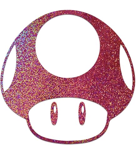 Super Mario 1-Up Mushroom Car Decal Sticker - 4 Inches Wide, Oracal 651 Vinyl - View #4