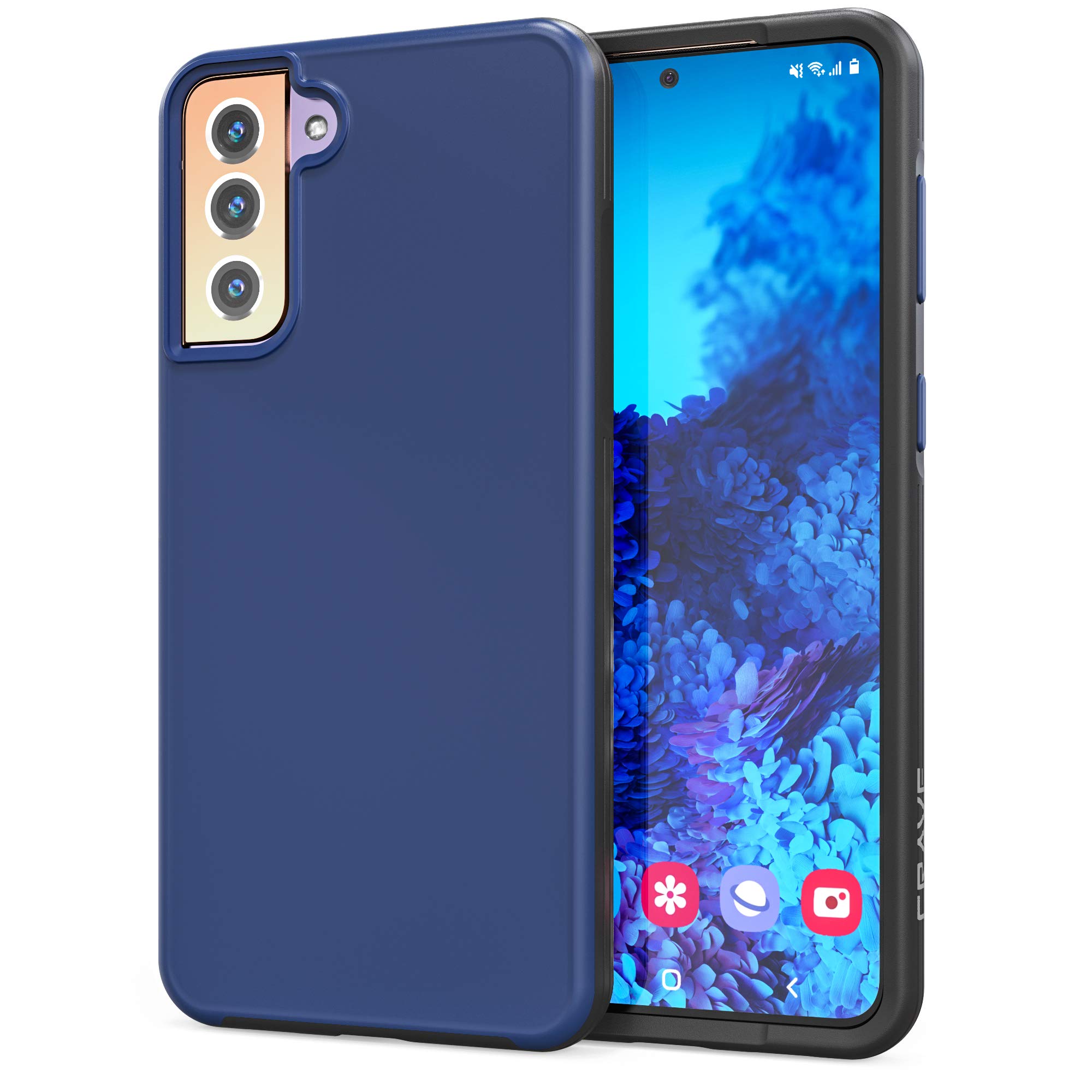 Crave Slim Guard for Galaxy S21+ Case, Shockproof Case for Samsung Galaxy S21 Plus, S21+ 5G (6.7 inch) - Navy