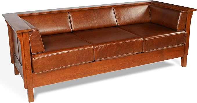 Amazon Com Arts And Crafts Craftsman Cubic Panel Side Sofa