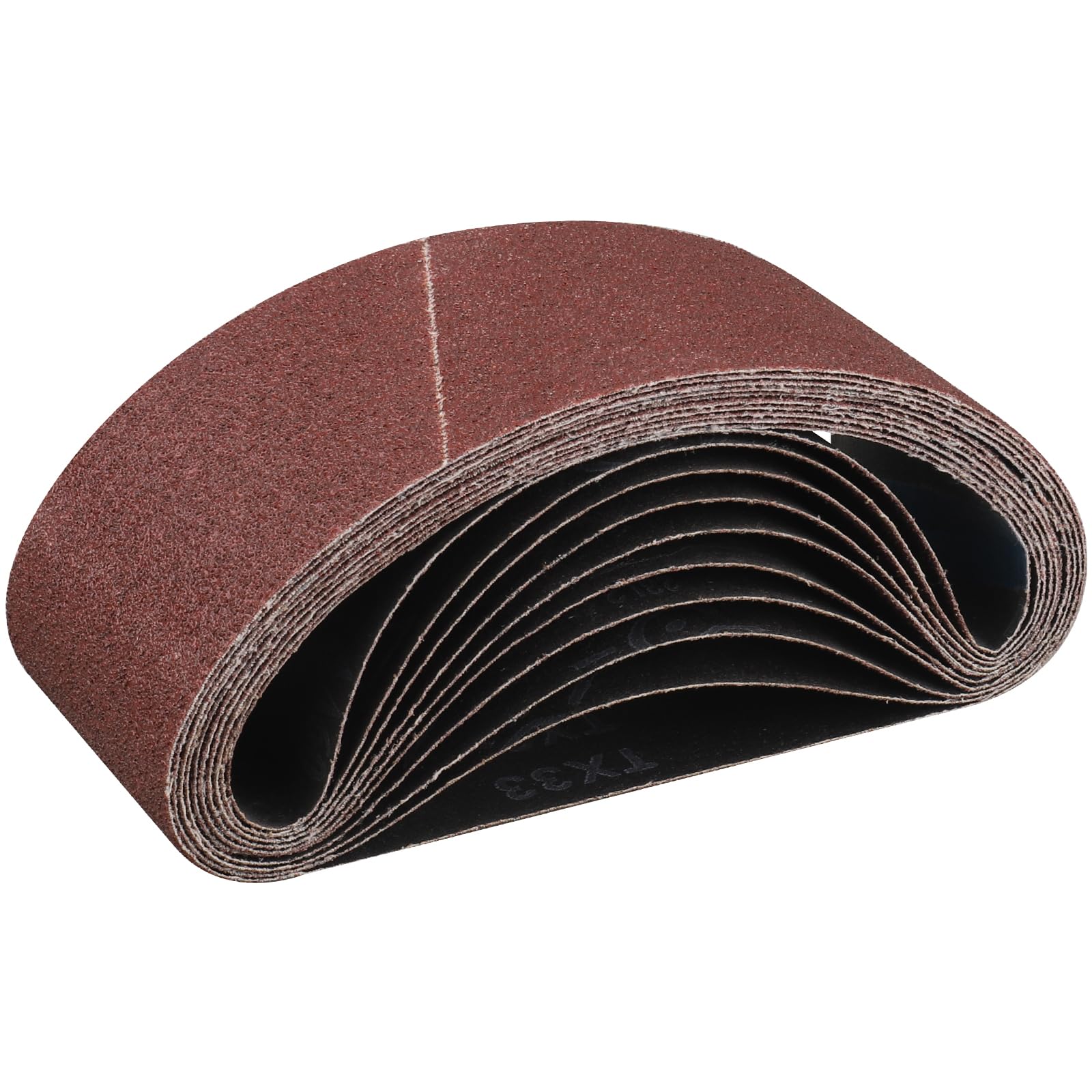 STEBRUAM Sanding Belt 75 x 457 mm,10PCS 60 Grit