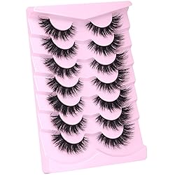 Mink Lashes Natural Look False Eyelashes Wispy Cat