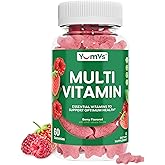 Multivitamin Gummies for Adults, Daily Gummy Vitamin for Women & Men, Immune Support Multivitamin Supplement, Ault Multi VIT Vitamin with Vitamins A, C, D, E, B-6, B-12, Zinc - 60 Gummies