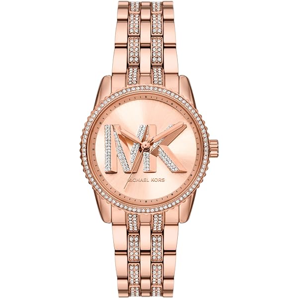 Amazon.com: Michael Kors Taryn Three-Hand Rose Gold-Tone  display picture 2