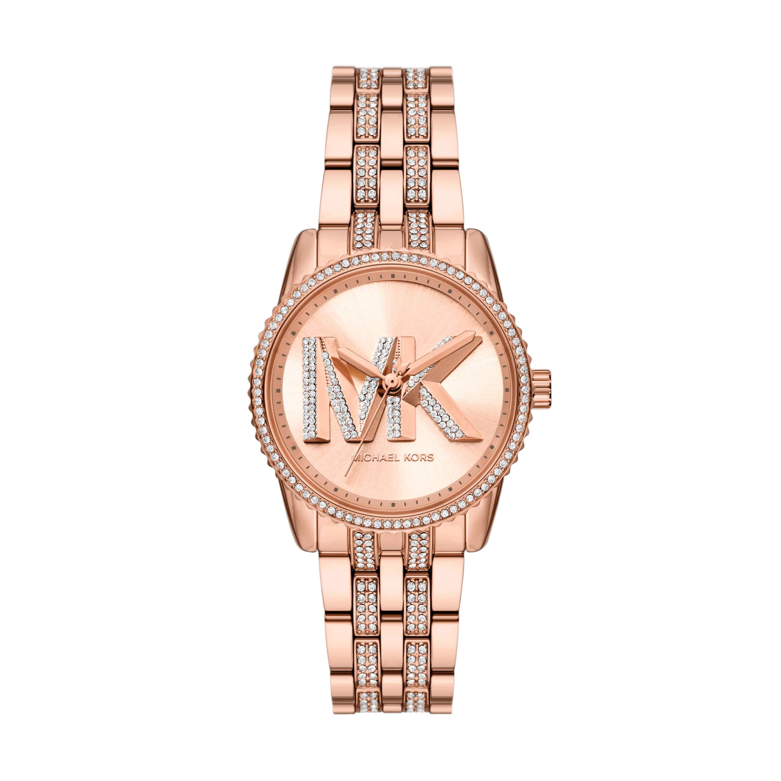 Michael Kors Women's Bryant Three-Hand Rose Gold-Tone Stainless Steel Watch (Model: MK7541) Image