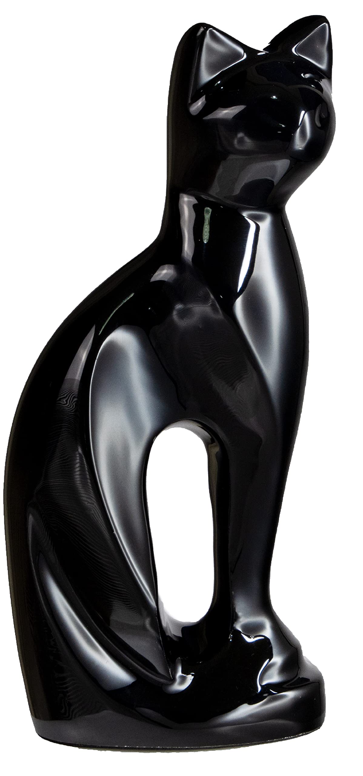 Royal Rapture Urn for Ashes Charming Funeral Memorial Cremation Cat Figurine Pet Love Urns decorative|Alloy|(Black Cat,9") RCM01-02