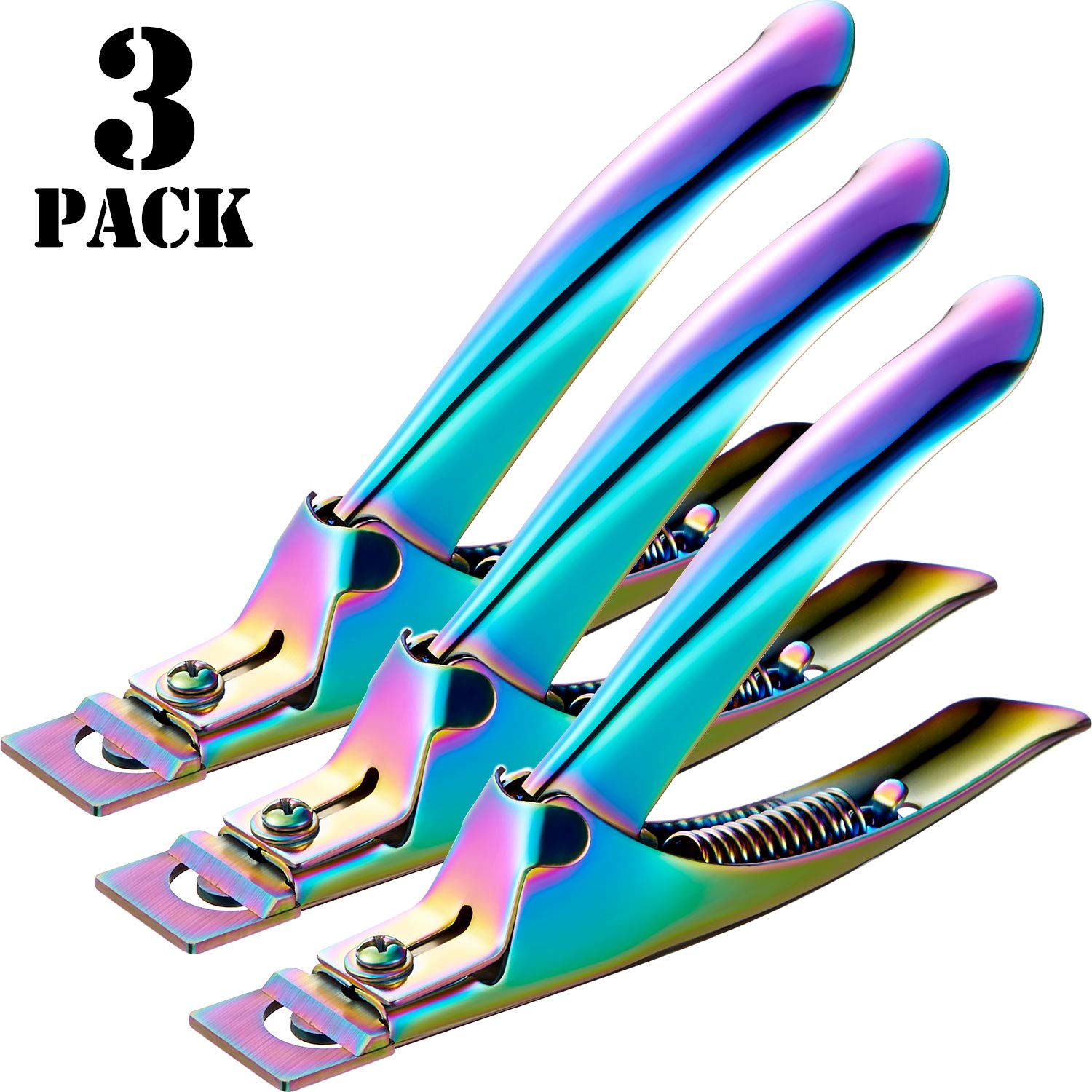 3 Pieces False Nail Clipper Acrylic Nail Tips Cutter