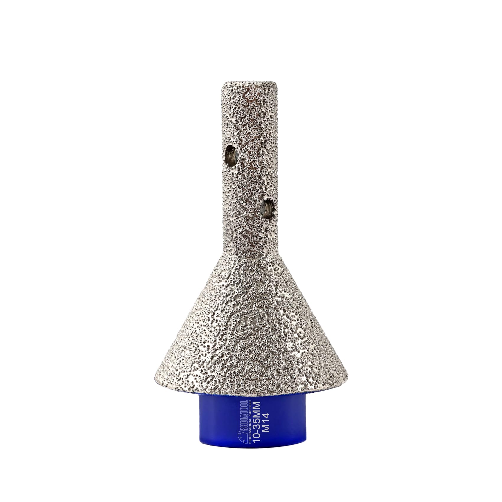 SHDIATOOL Diamond Finger Milling Bits Chamfer Bevel Bits M14 Thread Hole Saw Cleaning for Porcelain Tile Marble Ceramic Granite 10-35MM