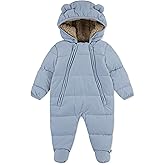 Huggies Unisex Baby Sherpa Lined Footed Snow Suit