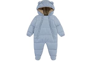 Huggies Unisex Baby Sherpa Lined Footed Snow Suit