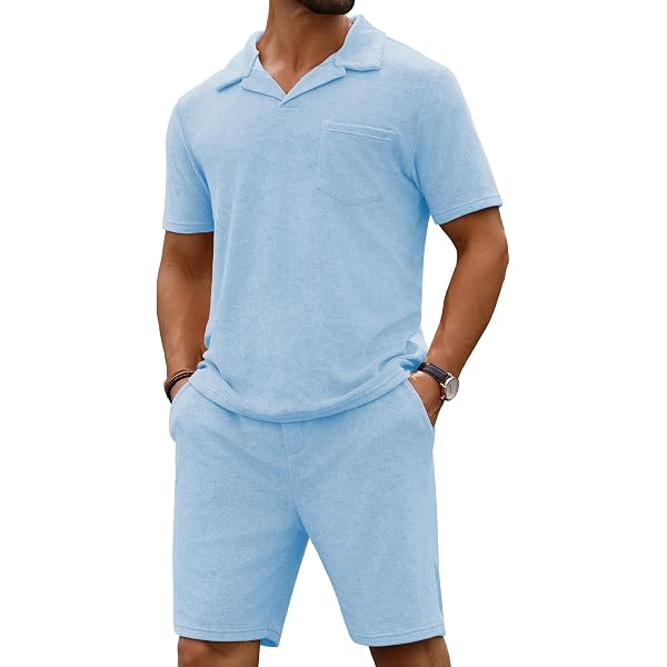Tie Dye Two Piece Set For Women | Short Sleeve T-Shirt & Biker Shorts Lounge Set | Blue-Purple M