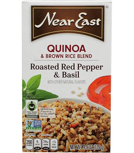 Amazon.com : Near East Roasted Red Pepper and Basil Quinoa, 4.9