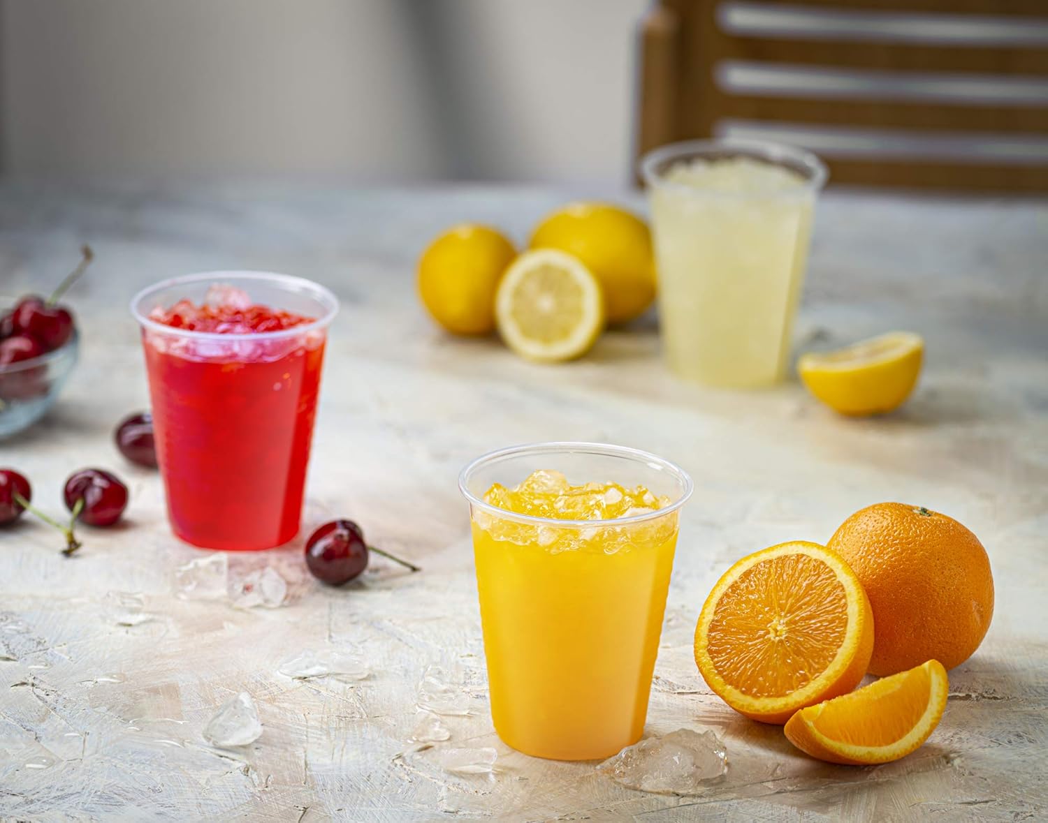 [240 Pack - 12 oz.] Clear Disposable Plastic Cups - Cold Party Drinking Cups: Kitchen & Dining